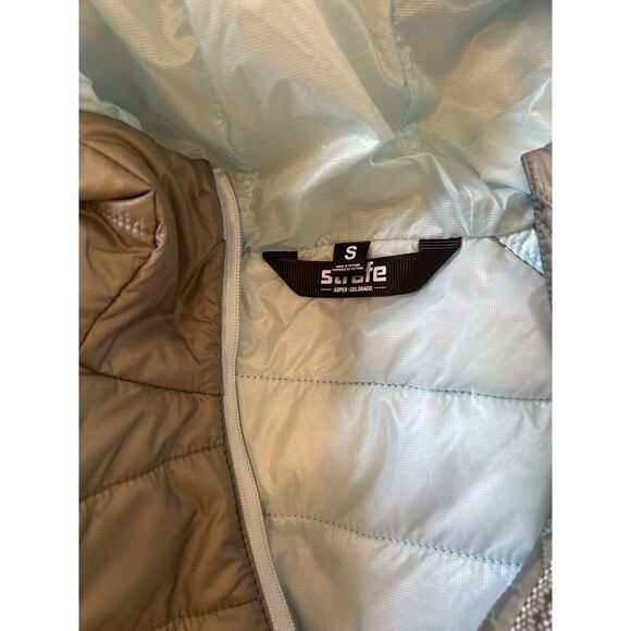 Strafe Aero Recon lightweight Insulated pullover Hoodie Womens Jacket Gray Small - Picture 7 of 7